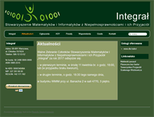 Tablet Screenshot of integral.org.pl